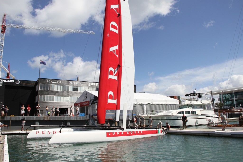 Prada will be the sponsor of the Challenger Selection Series as well as backer of challenger Luna Rossa.  © Richard Gladwell www.photosport.co.nz